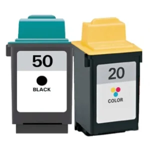 تعویض کارتریج Lexmark 20 سیاه و سه رنگ50