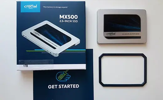 بهترین SSD: Crucial MX500
