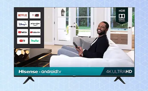 بهترین تلویزیون های 70 اینچی: Hisense H65G Series Android TV